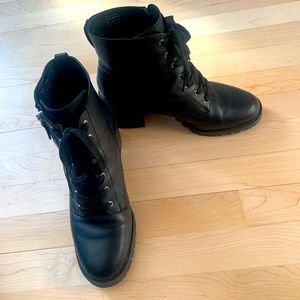 Size 10 Leather Boots from Aldo